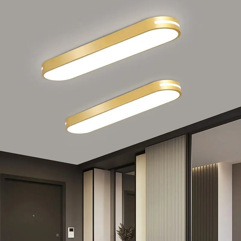 Plafon De Teto Oval Ultra Fina LED Moderna E Minimalista House Solution